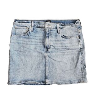 J. Crew Classic Blue Denim Skirt